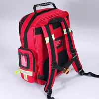 Zdravotnický batoh Emergency – červený (2)