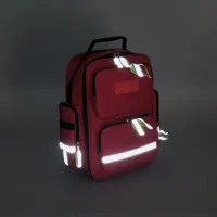 Zdravotnický batoh Emergency – červený (5)
