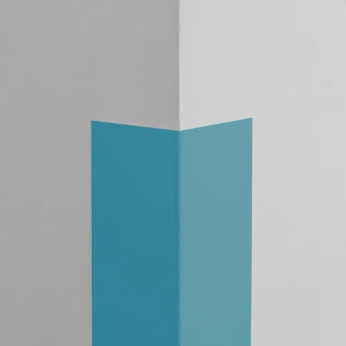 Plastová ochrana rohu LUX - SVĚTLE MODRÁ - samolepící - délka 1,5 m