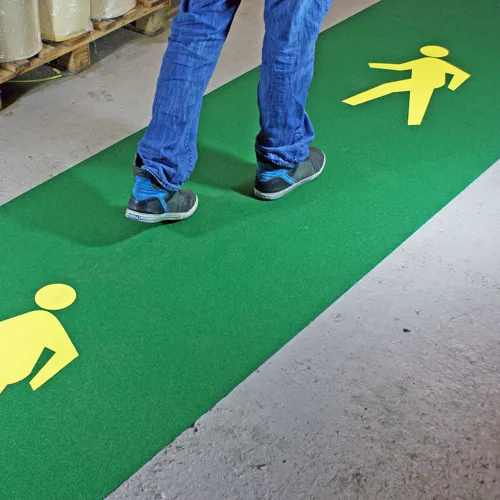 Protiskluzový pás pro pěší koridory ZELENÝ 1 x 5 m